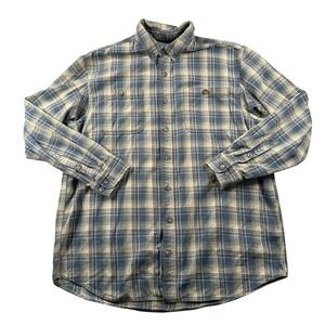 Duluth Shirt Mens XL TALL Free Swingin' Flannel Button Down Plaid Pockets Work
